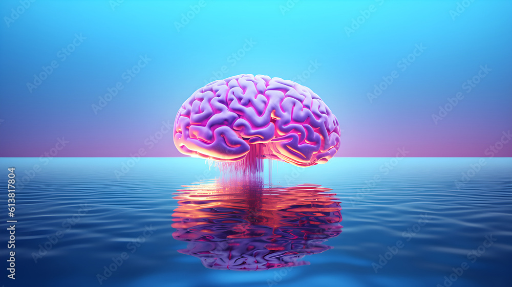 Cognitive Symphony: Intricate Gradient Meshesa of a Brilliant Br Cognitive Symphony: Intricate Gradient Meshesa of a Brilliant Br