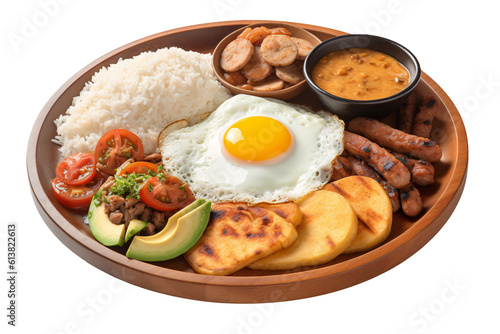 Bandeja paisa, Colombian food