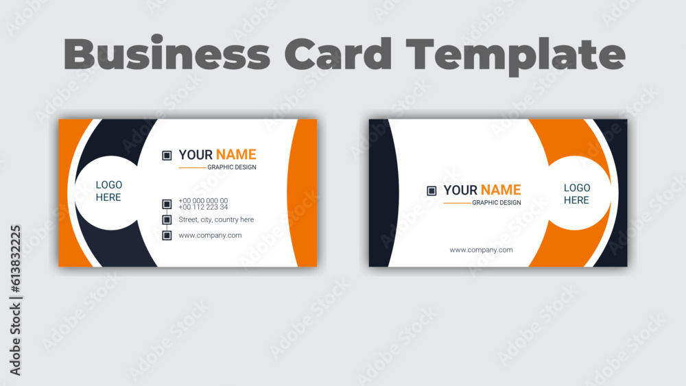 Modern business card design Modern business card design