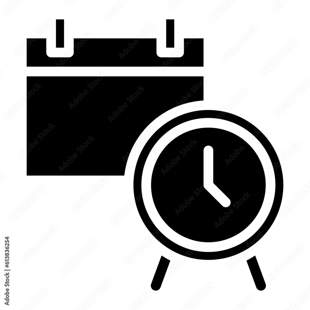 Obraz premium deadline glyph 