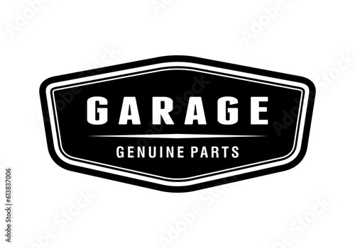 Automotive Shield Badge Vector Design Element