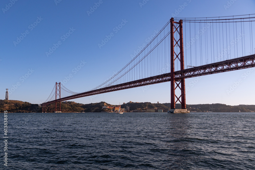 Naklejka premium Tagus River in Lisbon, Portugal