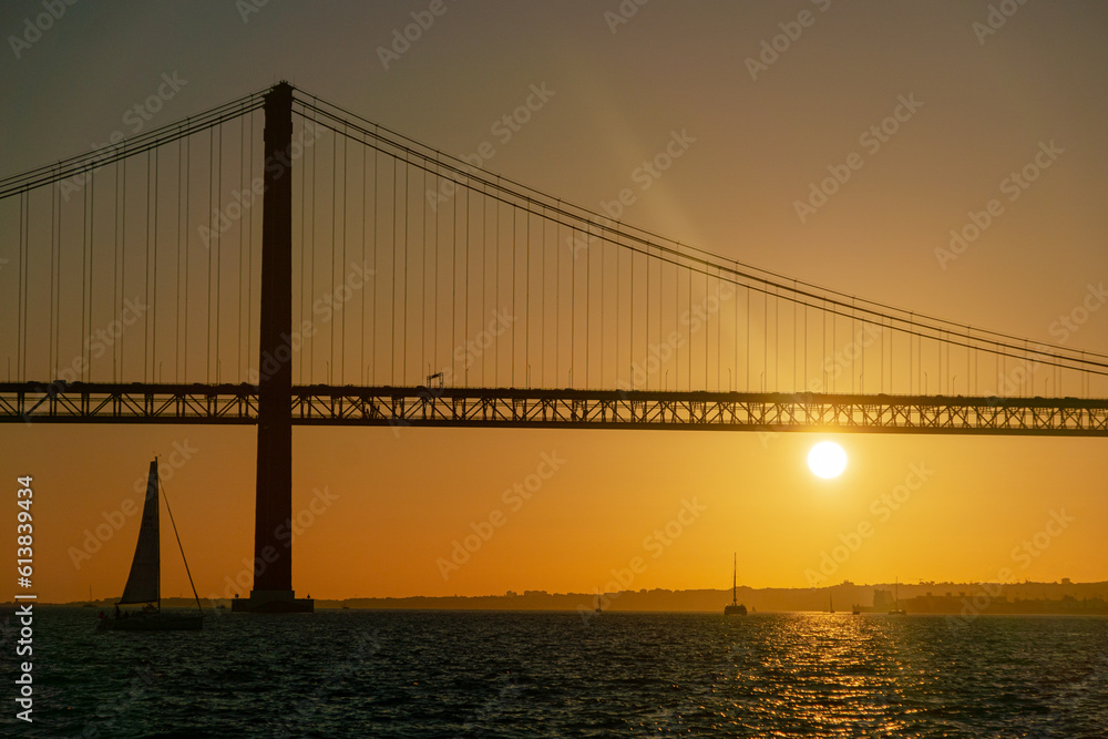 Fototapeta premium Tagus River in Lisbon, Portugal