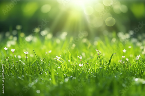 Fresh green grass background © IMAGE