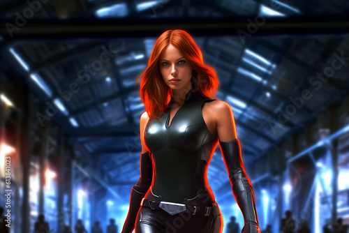 Space girl - generative AI