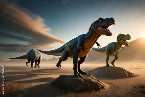 tyrannosaurus dinosaur 3d render © Ahmad