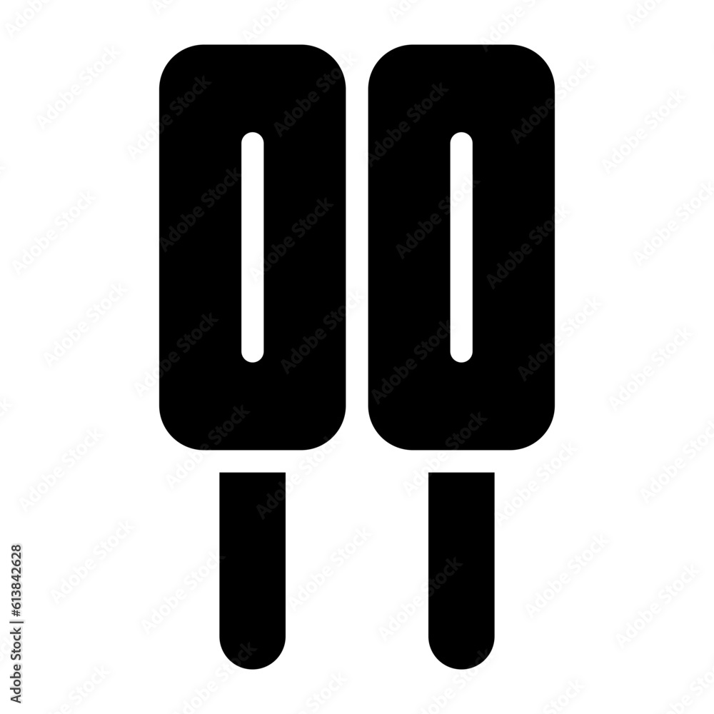 ice cream stick glyph icon ice cream stick glyph icon
