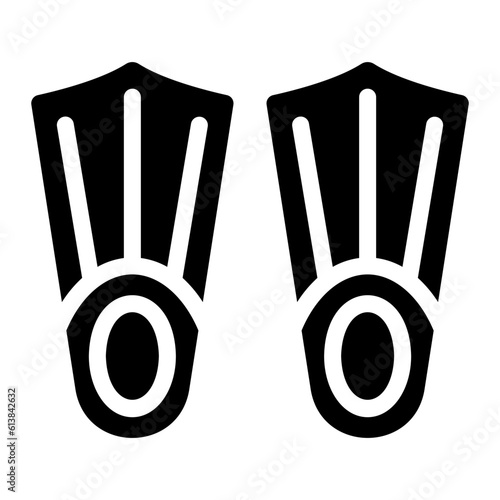 fins glyph icon