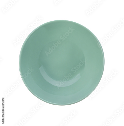  ceramic green bowl isolated on transparent png