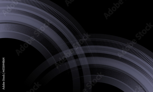 Wallpaper Mural black abstract background geometry shine and layer element vector for presentation design. Suit for business, corporate, institution, party, festive, seminar, and talk Torontodigital.ca