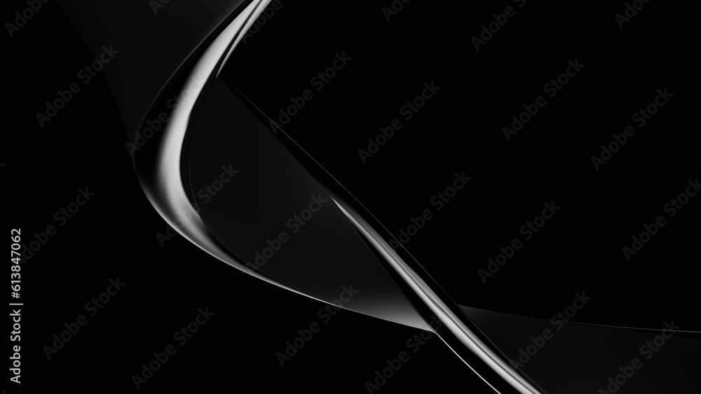 Abstract black background Illustration. 3d rendering Stock Illustration ...