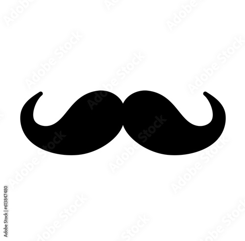 Cute mustache beard silhouette dad fathers day silhouette
