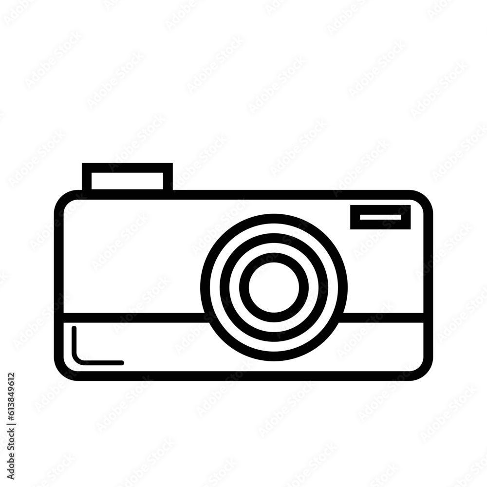 Vector travel minimal thin line icon Vector travel minimal thin line icon