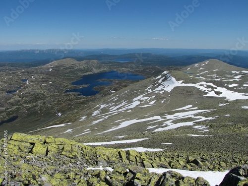 Gaustatoppen is the highest mountain in Telemark, Norway. The views on your way to the top are fantastic.