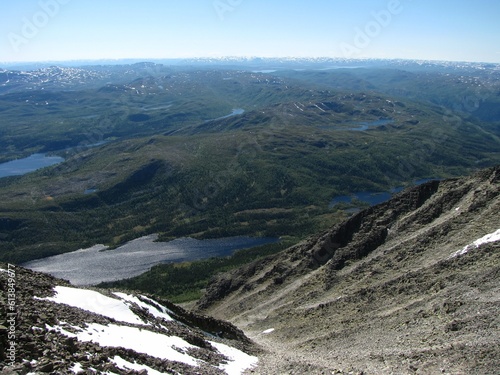 Gaustatoppen is the highest mountain in Telemark, Norway. The views on your way to the top are fantastic.