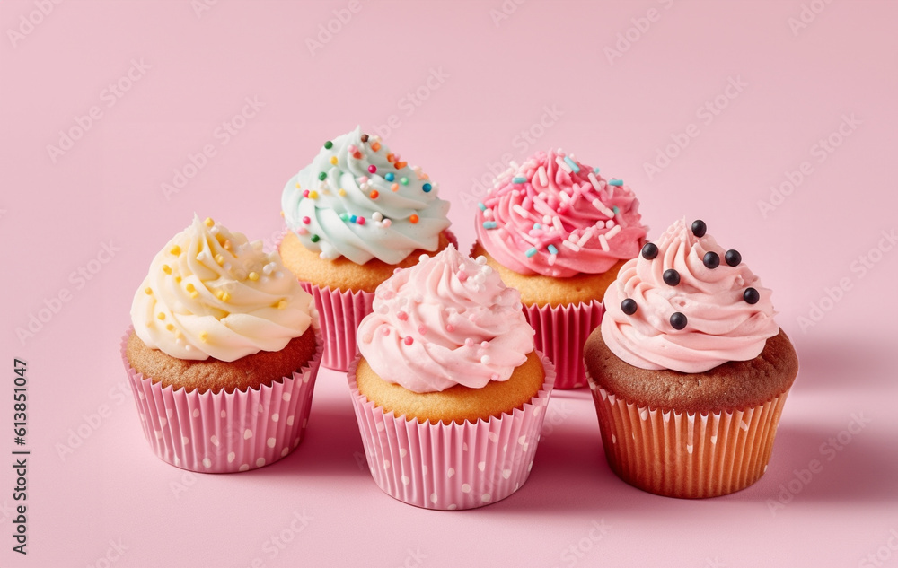 Sweet tasty colourful cupcake Sweet tasty colourful cupcake