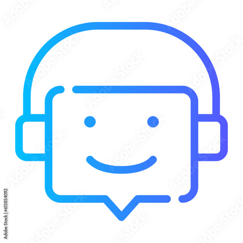 chatbot gradient icon