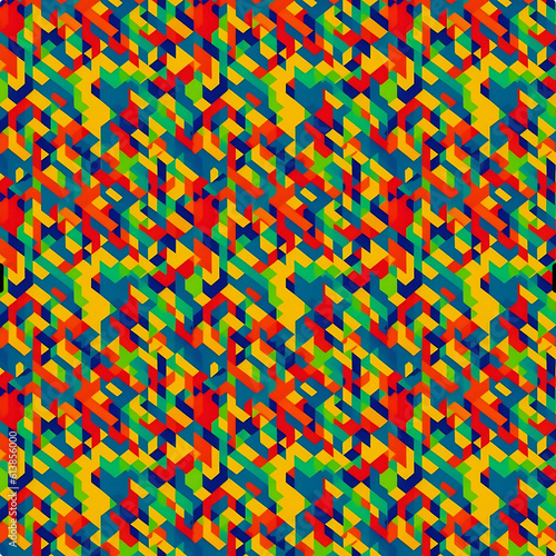 colorful abstract mosaic background with triangles