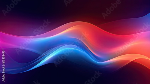 Abstract wavy liquid texture background, psychedelic and calming graphic, modern business backdrop with contrast colors, psychic liquify material, plastic - Generative ai