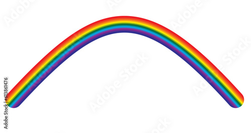 rainbow vector on a white background