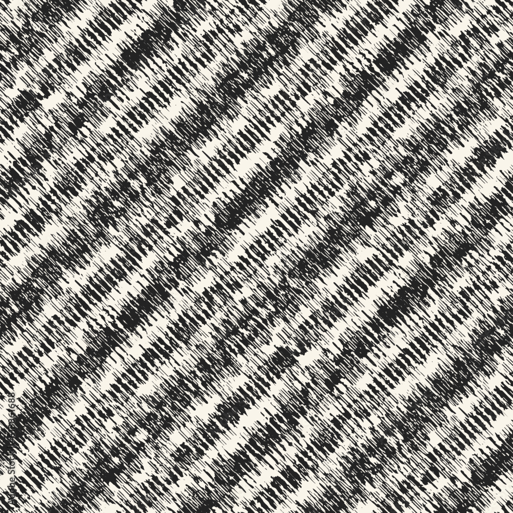 Monochrome Distressed Textured Diagonal Striped Pattern Monochrome Distressed Textured Diagonal Striped Pattern