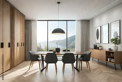 modern dining room