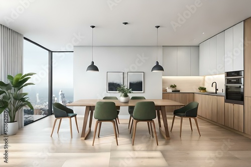 modern dining room