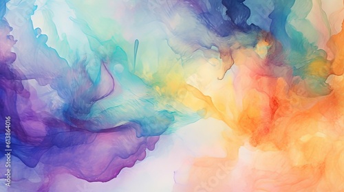 abstract watercolor background © Nica