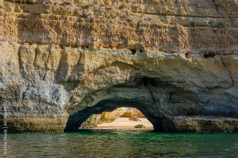 Algarve caves on the Portugal Coast Algarve caves on the Portugal Coast