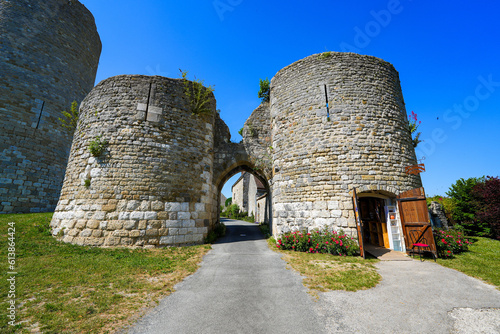 Postern of the medieval castle of Yèvre le Châtel in the French department of Loiret