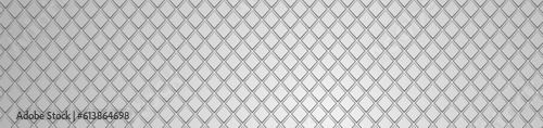 Abstract grey grid tech geometric banner. Monochrome vector design