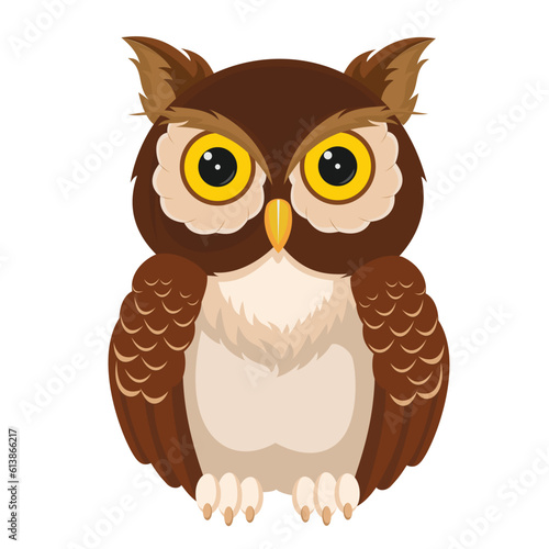 owl vector art illustration cartoon design