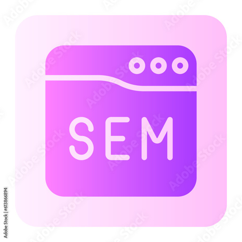sem gradient icon