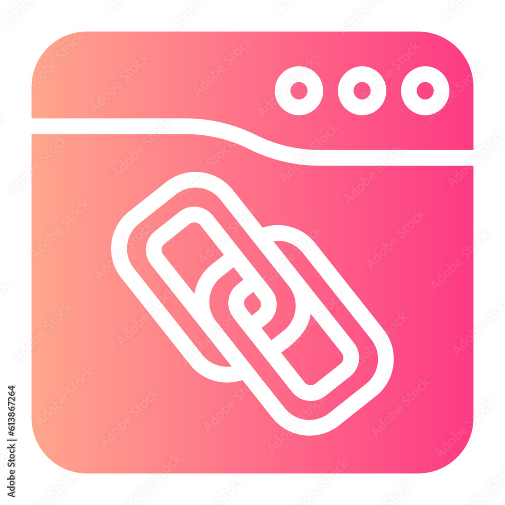 link gradient icon