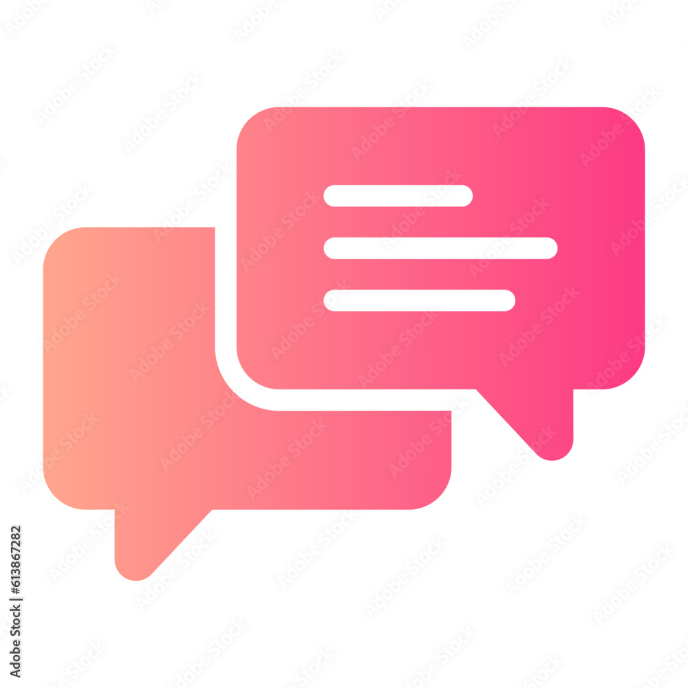chat gradient icon chat gradient icon