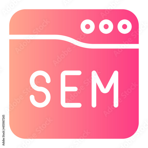 sem gradient icon