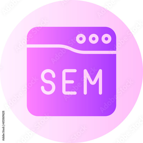 sem gradient icon