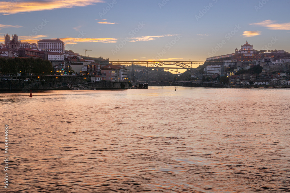Fototapeta premium Riverbank of the Douro River in Porto