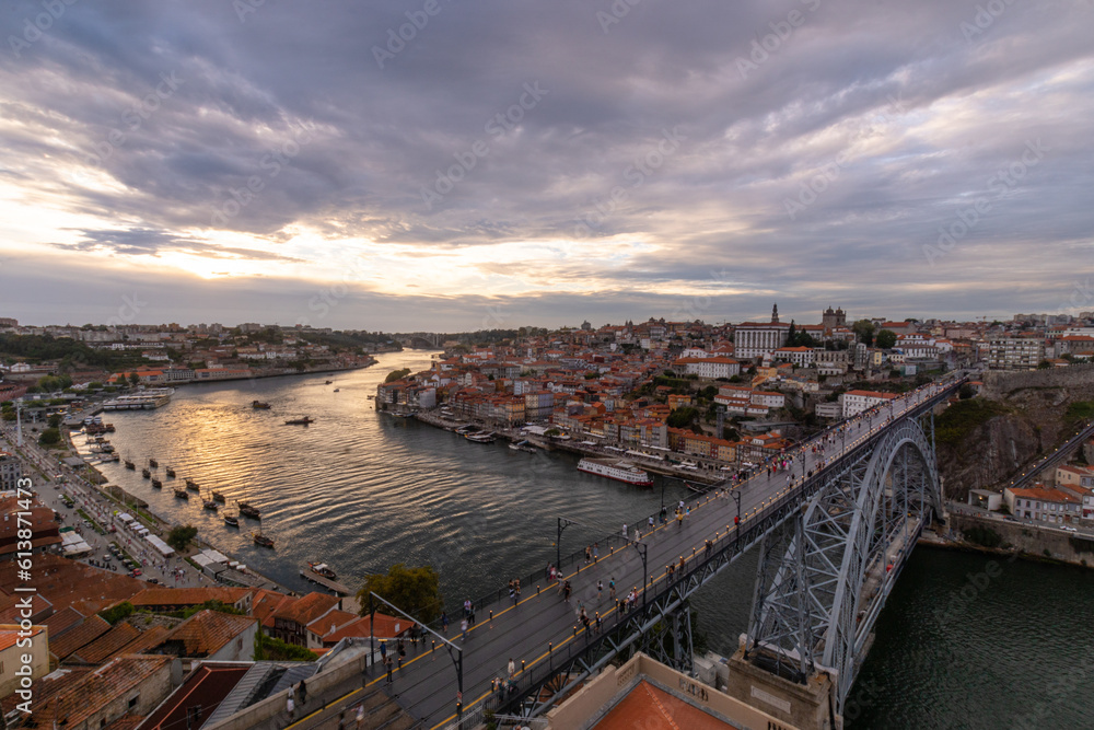 Riverbank of the Douro River in Porto