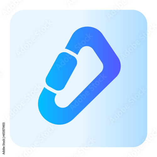 carabiner gradient icon