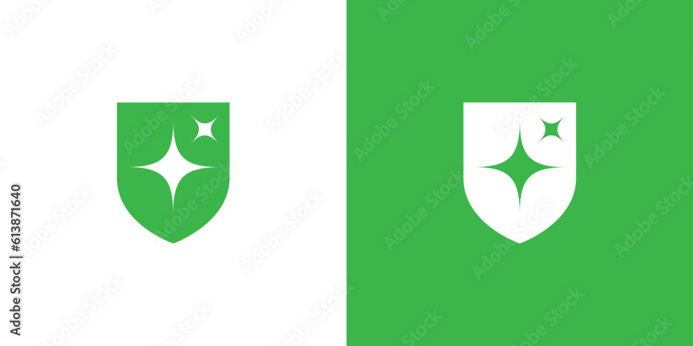 Hygiene shield logo design unique and modern Hygiene shield logo design unique and modern