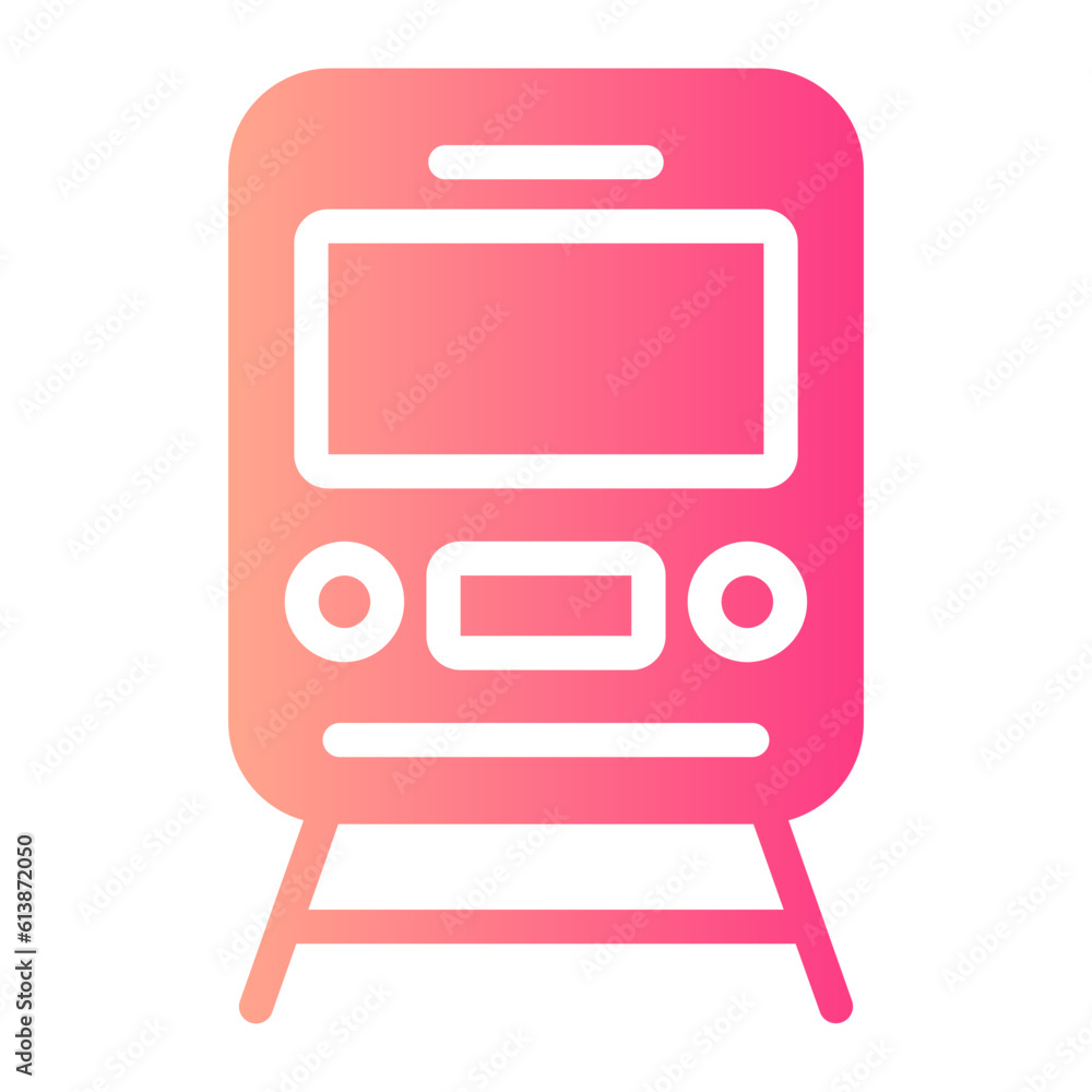 train gradient icon train gradient icon