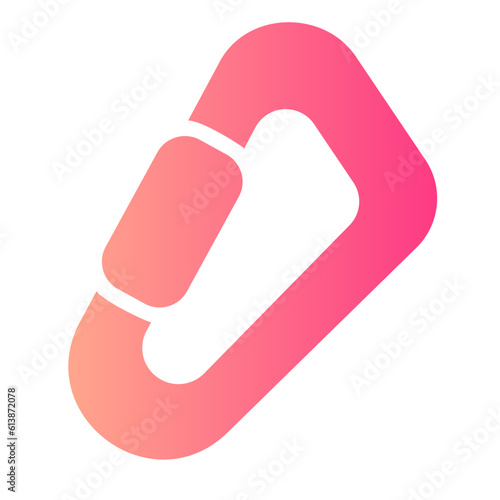 carabiner gradient icon