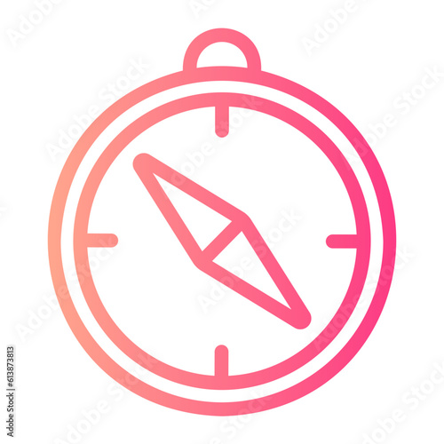 Free Download compass gradient icon - GFXLoad