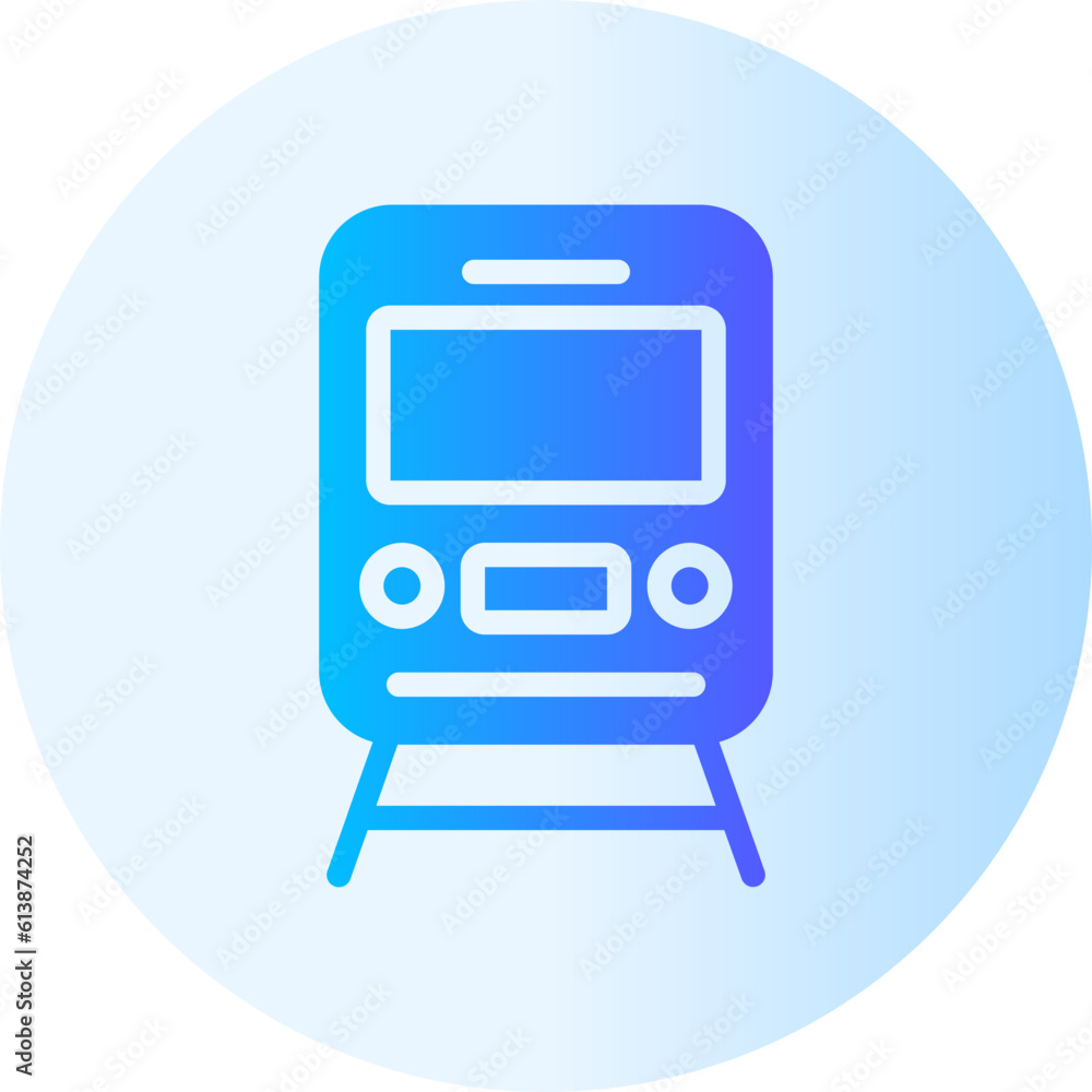 train gradient icon train gradient icon