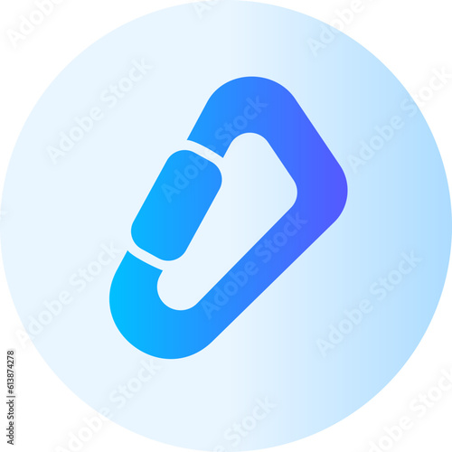 carabiner gradient icon