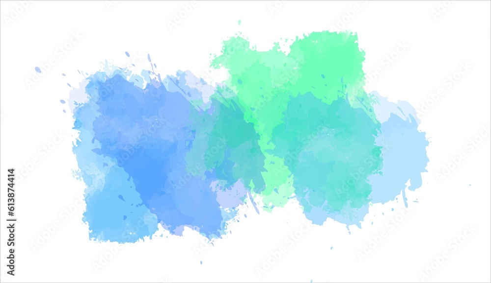 Fototapeta premium Art watercolor colorful ink.Painting brush stroke splatter splash splashing dirt artistic drawing. Paint on paper art brush and ink. Pastels nature soft light. Acrylic pastel beautiful soft smooth..