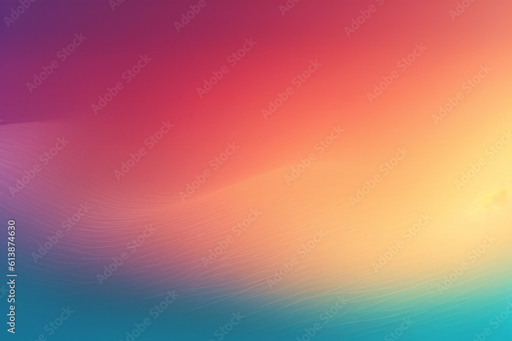 Orange and Multi-Colored Abstract Background with Sky.