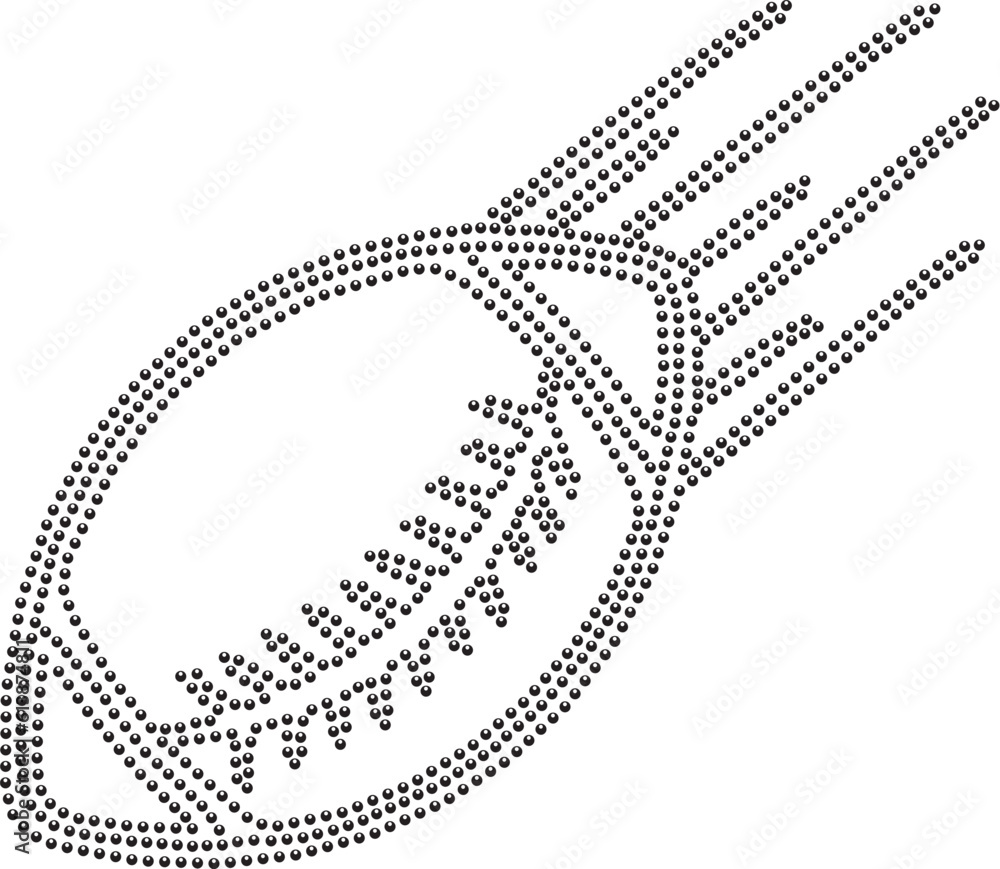 About Printable Football Rhinestone Template Graphic Stock Vector ...