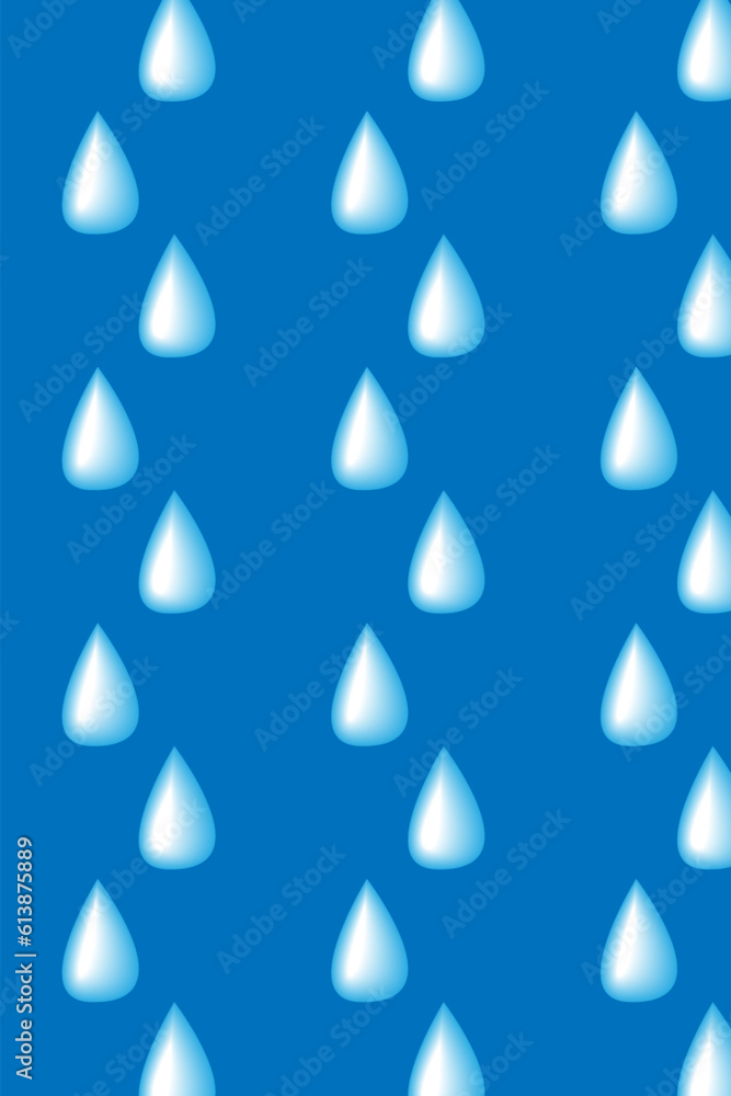 seamless pattern with raindrop on blue background seamless pattern with raindrop on blue background
